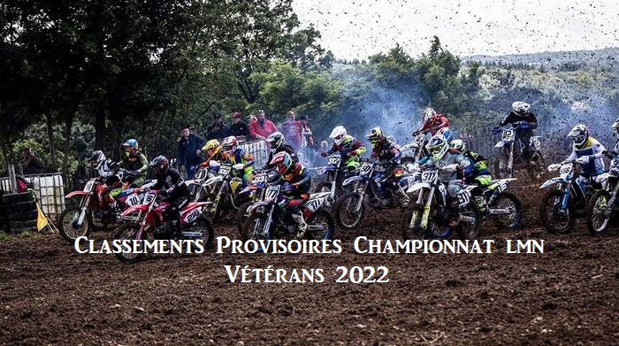 Classement Provisoire LMN Vétérans Moto Cross  2022 en ligne !