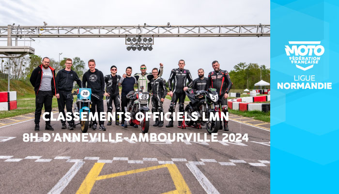 Vitesse | Classements Officiels LMN Anneville-Ambourville 2024 en ligne !