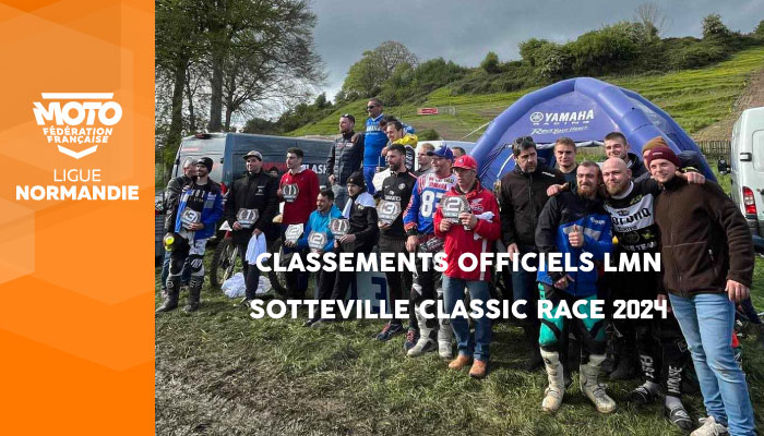 Motocross | Classements Officiels LMN Classic Race Sotteville 2024 en ligne !