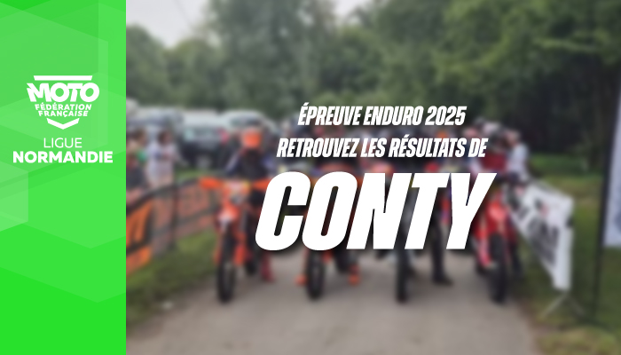 Enduro | Résultats de l’épreuve de Conty !