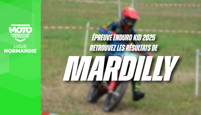 Enduro Kid | Résultats de l’épreuve de Mardilly !