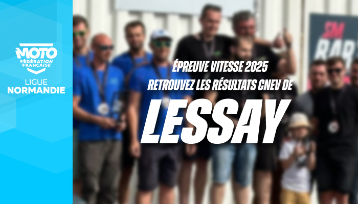 Vitesse | Résultats de l’épreuve CNEV de Lessay !
