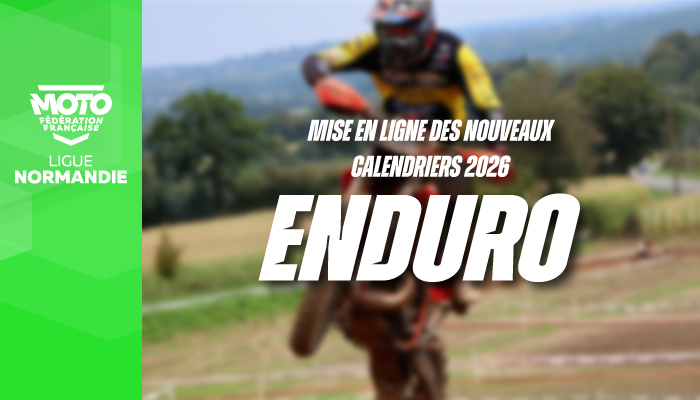 Enduro | Calendriers 2026 en ligne !