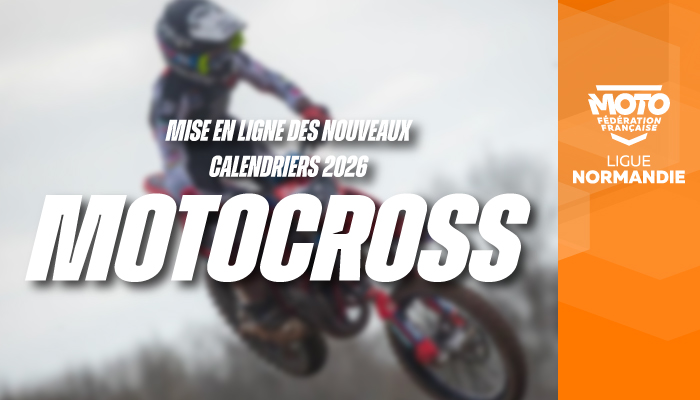 Motocross | Calendriers 2026 en ligne !