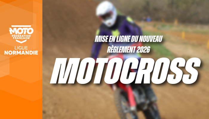Motocross | Règlement 2026 en ligne !