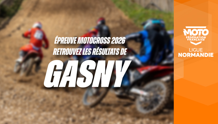 Motocross | Résultats de l’épreuve de Gasny !