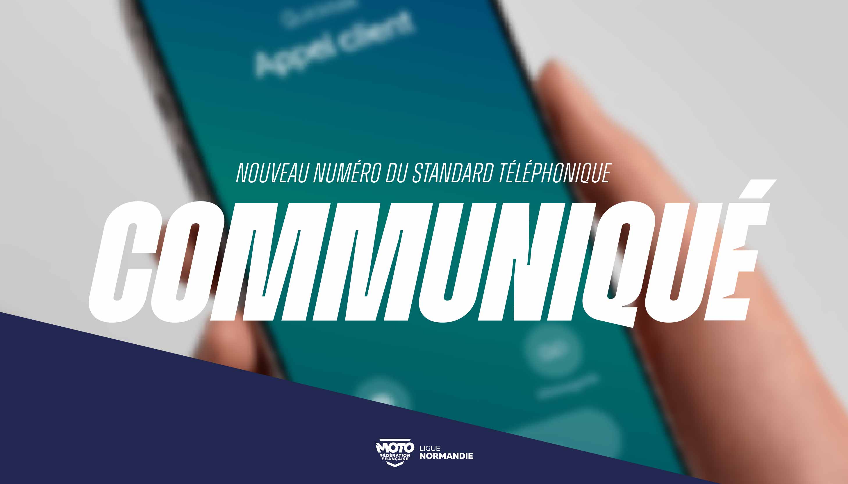 Communiqué | Nouveau standard téléphonique !