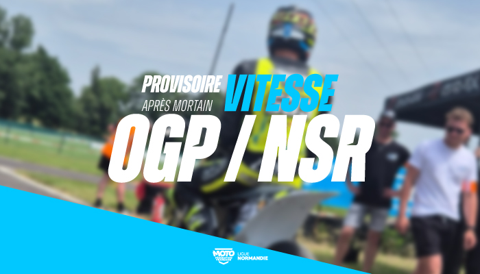 Vitesse | Classement provisoire OGP & NSR après Mortain 2026 !