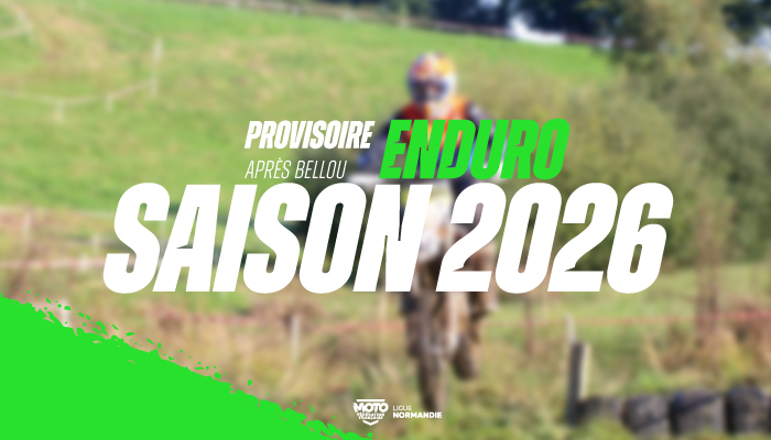 Enduro | Classement provisoire après l’épreuve de Bellou-en-Houlme !